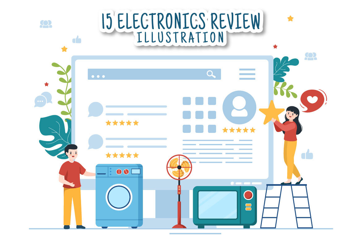 15 Electronics Review Illustration Deeezy