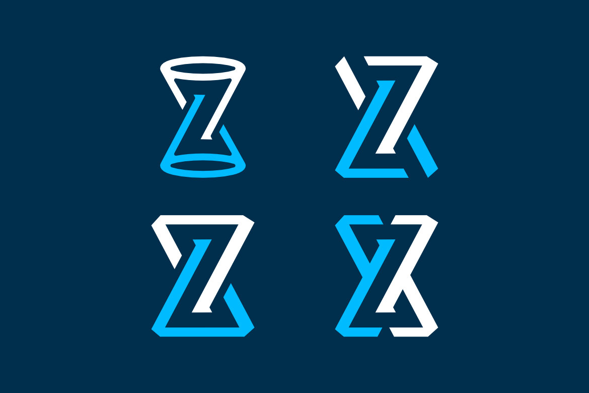 LOGOS◆シュラフ/ORN/ARRIBA・-2 Monogram ZX Logo V2 Graphic by Greenlines Studios · Creative