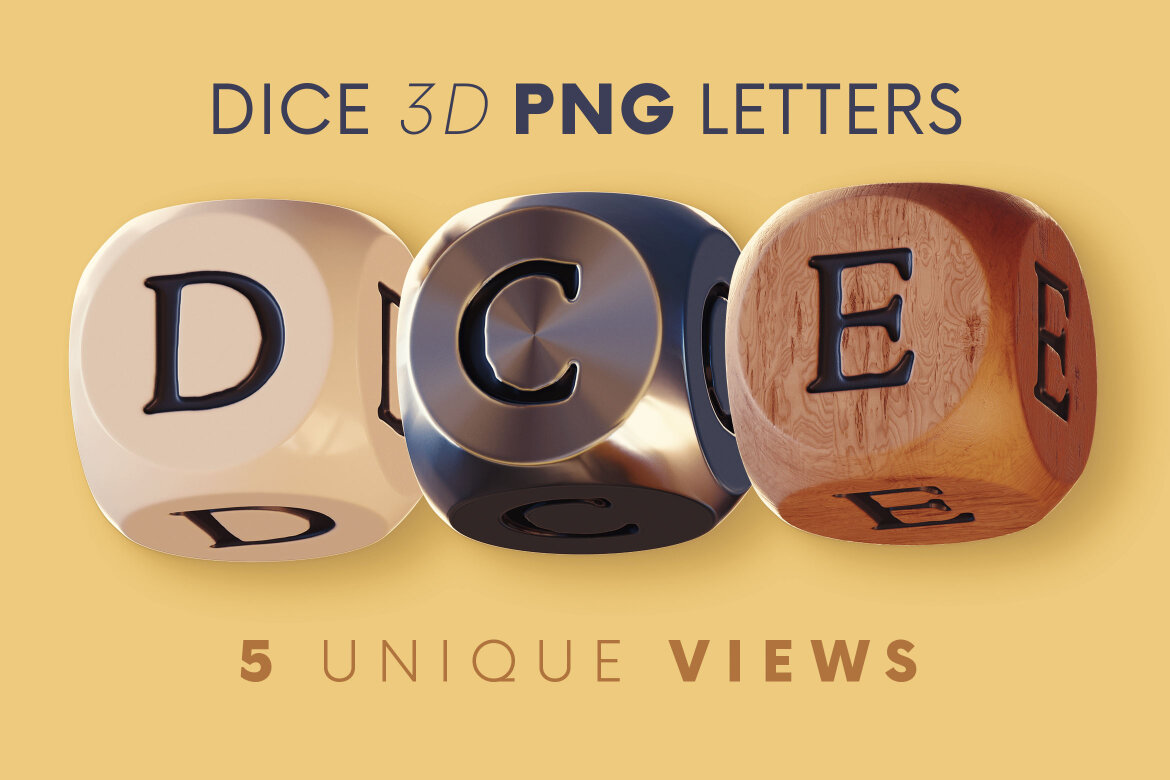 Dice 3D Lettering Deeezy