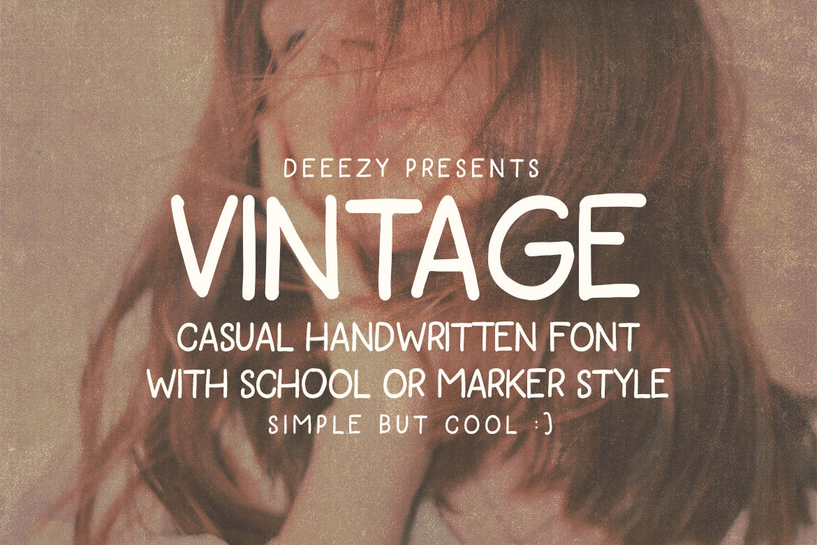Vintage Handwritten Marker Font Deeezy
