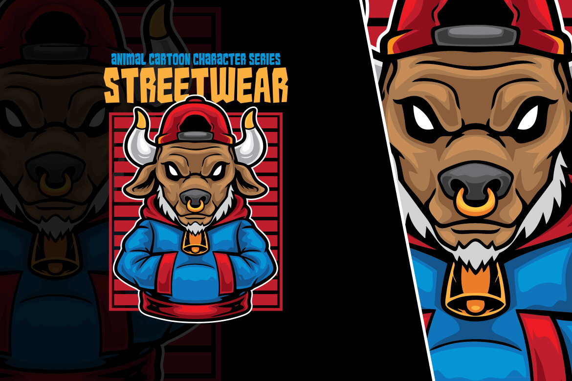 Buffalo Fashion Vector Illustration Deeezy