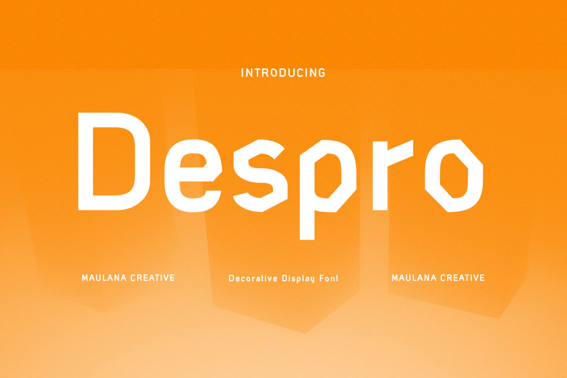 Despro Decorative Sans FREE Font | Deeezy