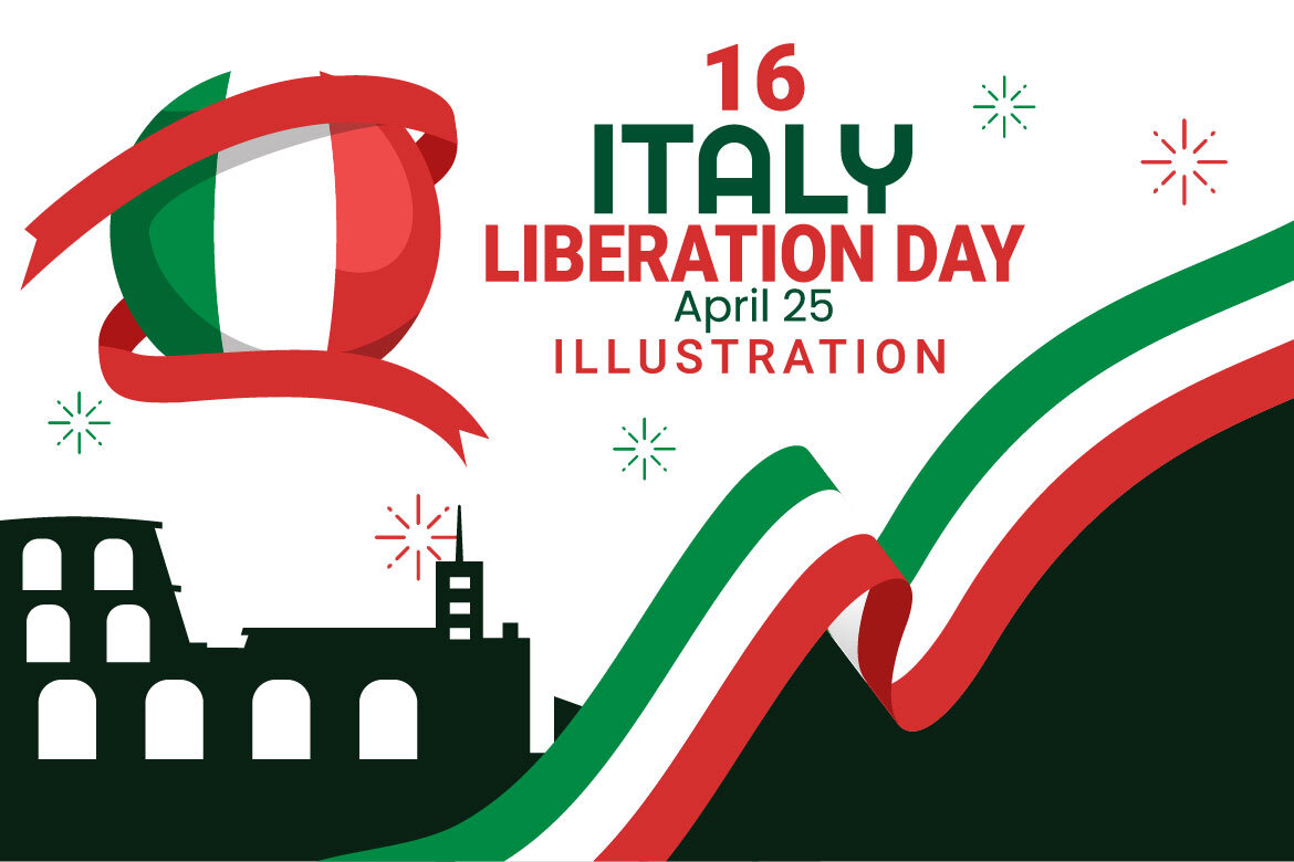 16 Italy Liberation Day Illustration Deeezy