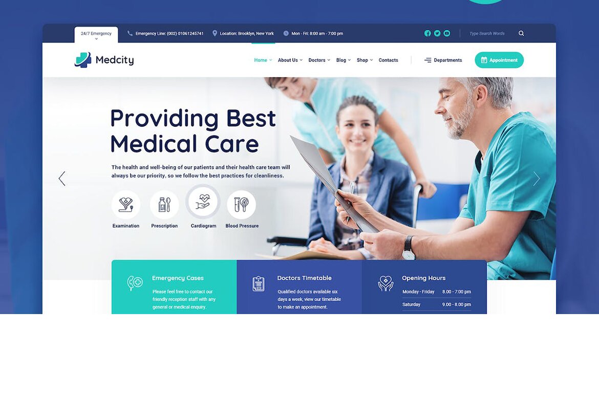 Medical Health Website HTML Template | Deeezy