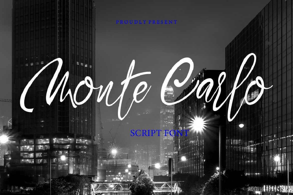 Monte Carlo Script Font | Deeezy