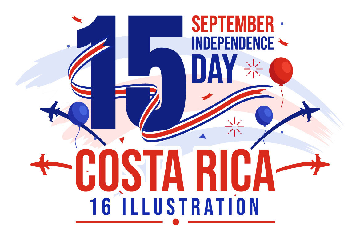 16 Happy Independence Day of Costa Rica Illustration | Deeezy