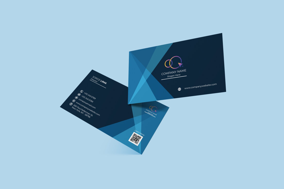 Business Card FREE Template | Deeezy