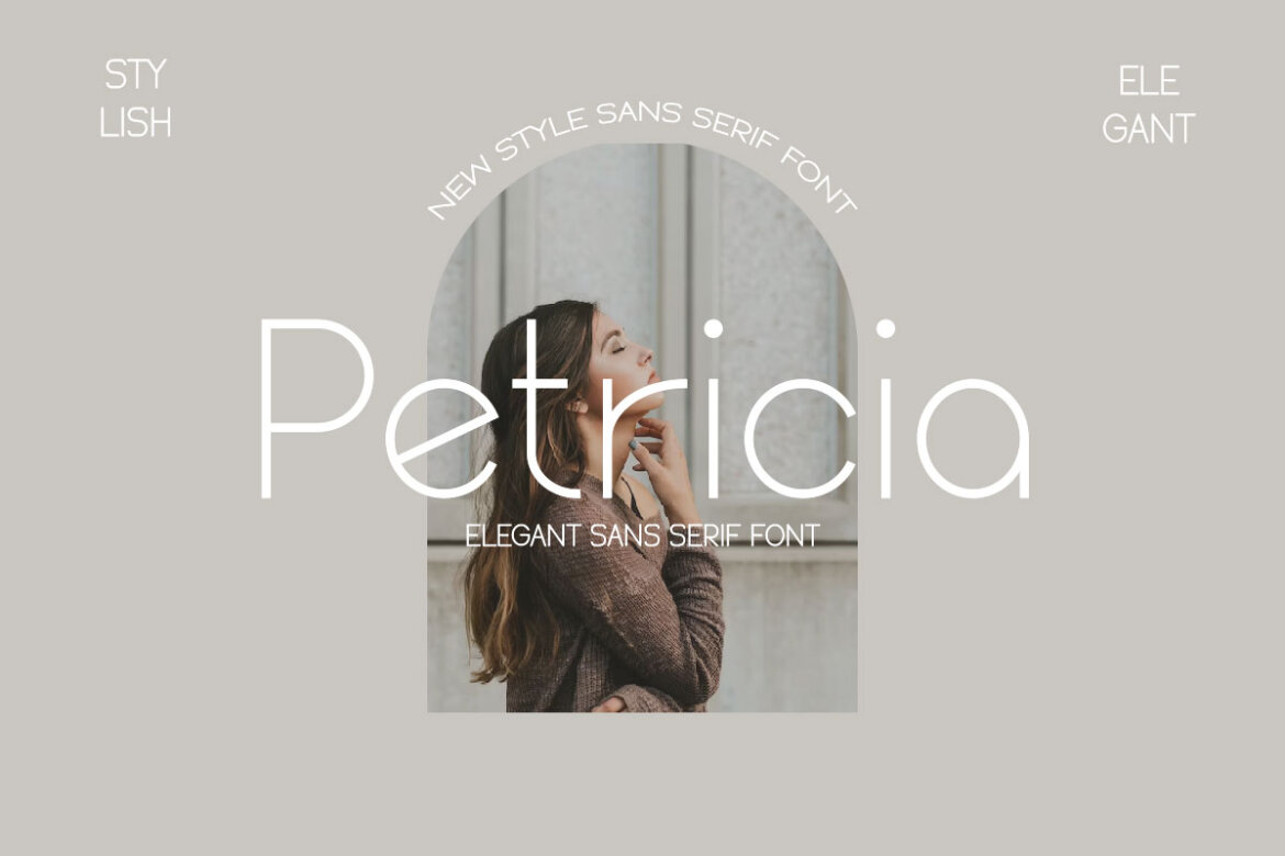 Petricia - Elegant Sans Serif Font | Deeezy