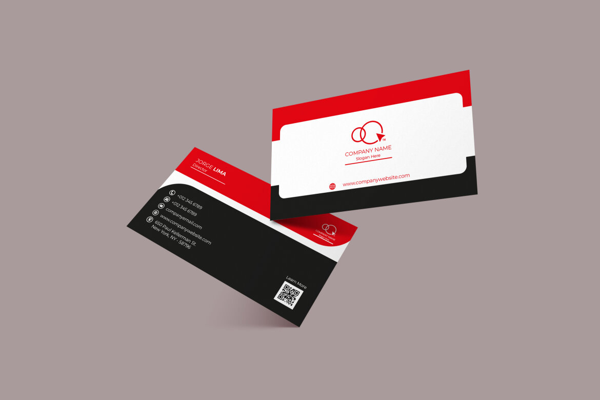 Business Card FREE Template Deeezy