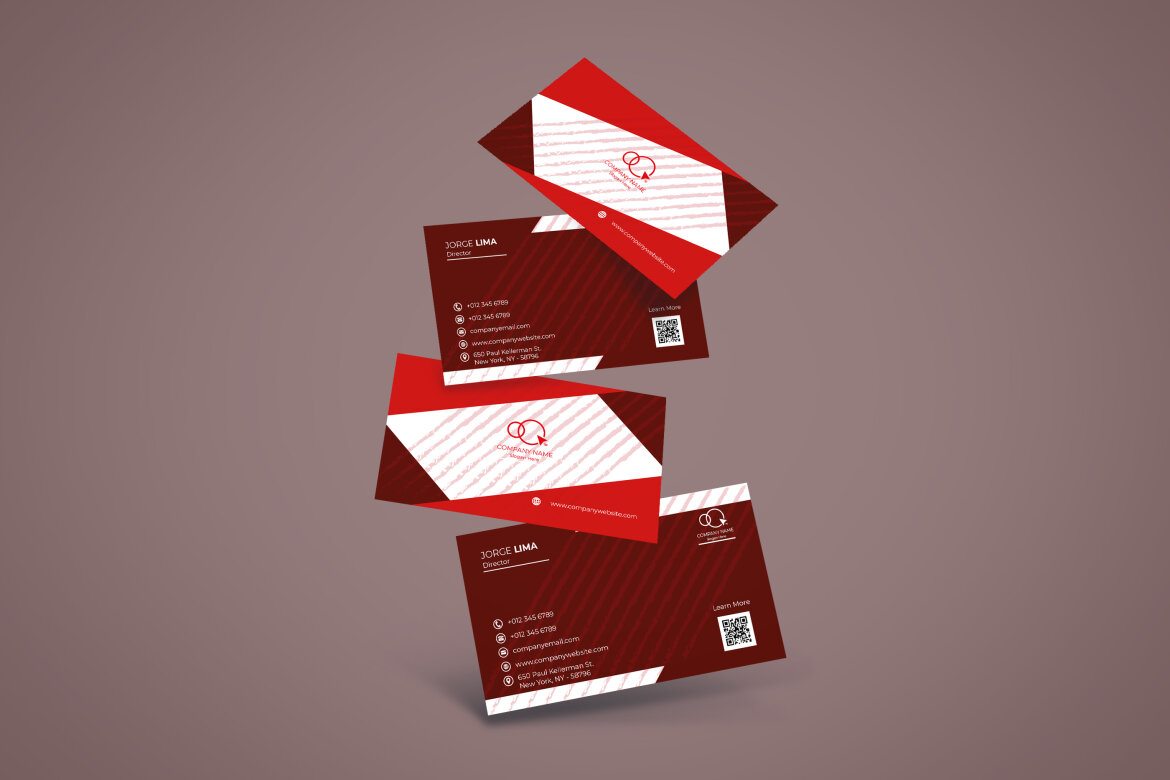 Business Card FREE Template | Deeezy