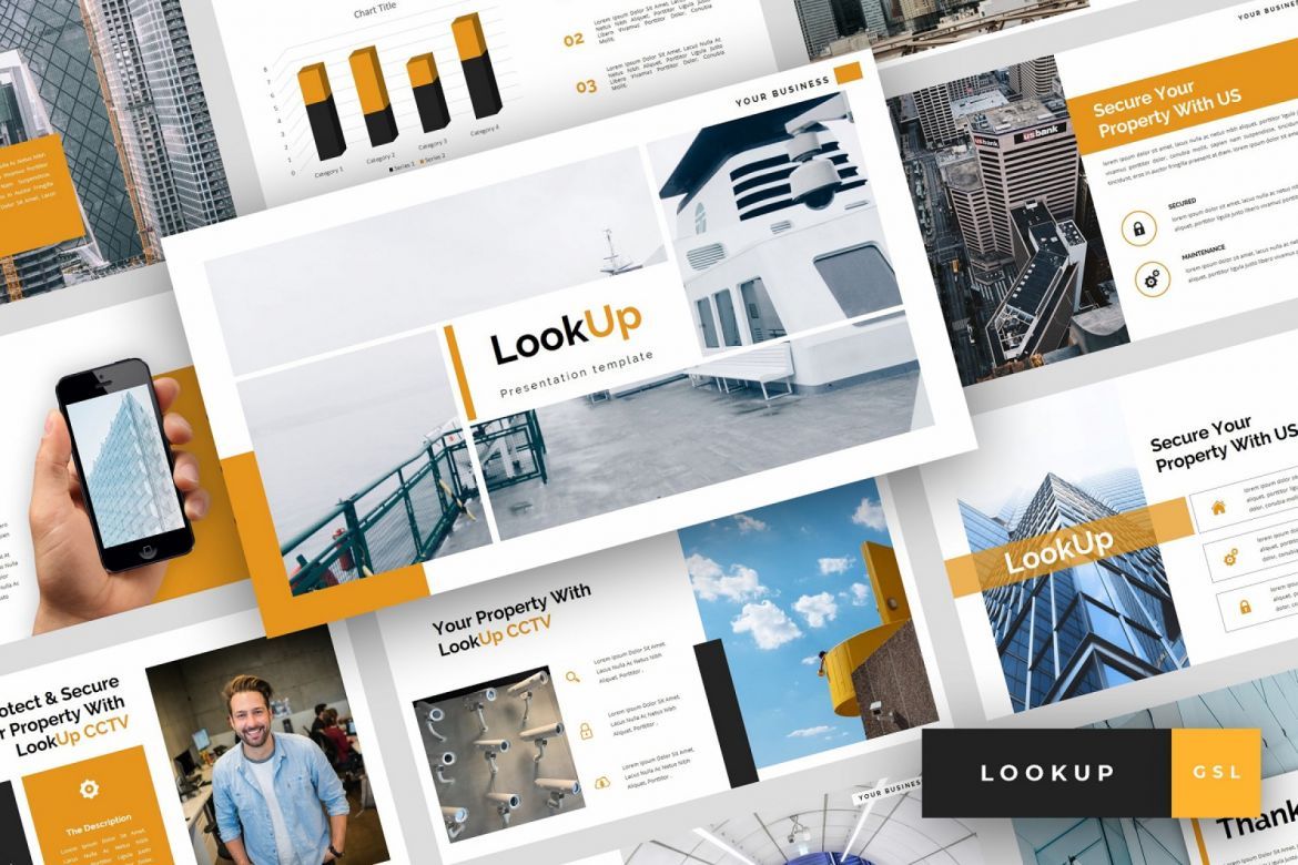 LookUp - CCTV Google Slides Template | Deeezy