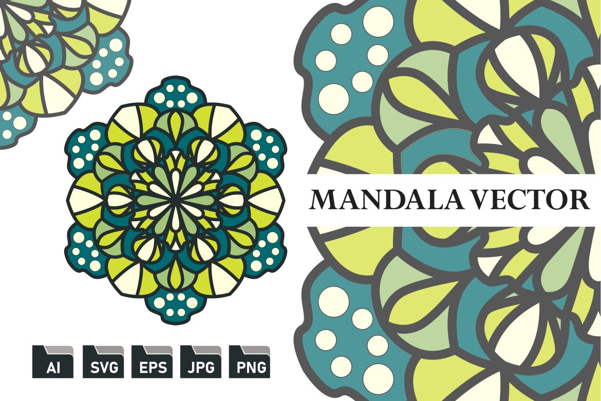 Mandala Vector Circle Coloring Beautiful | Deeezy