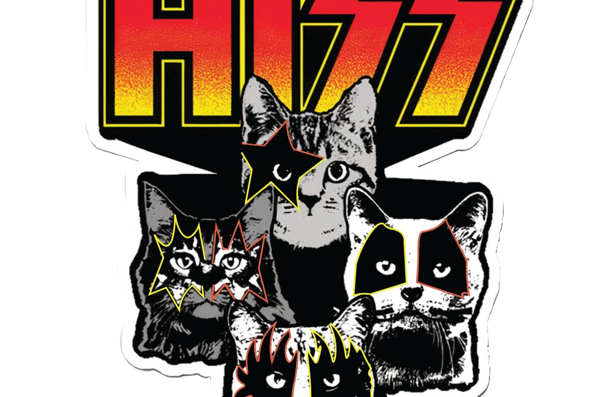 Hizz Rock Cat Design Art | Deeezy