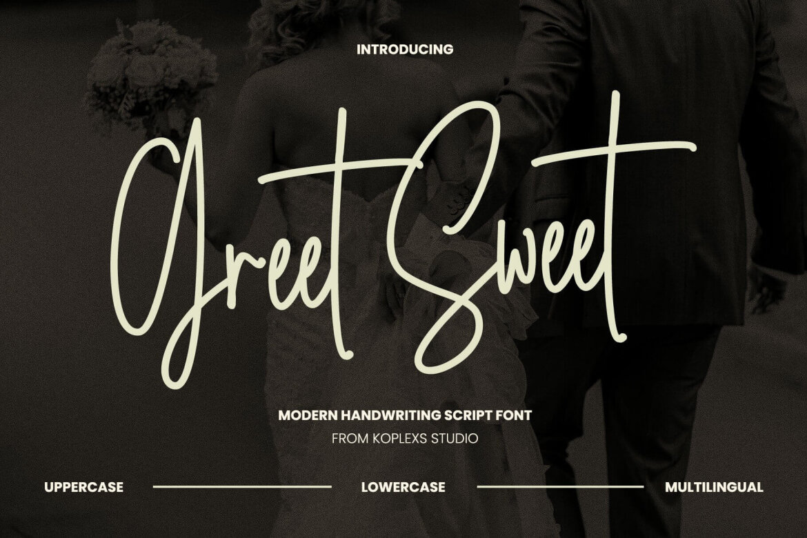 Greet Sweet - Modern Handwriting Script Font | Deeezy