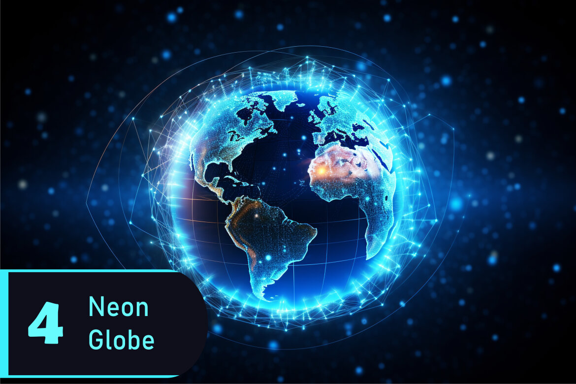 Globe on technology FREE backgrounds | Deeezy