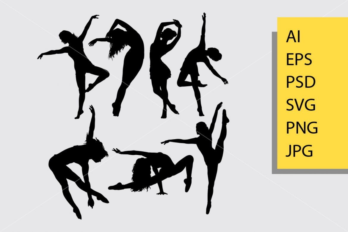Dance pose 2 silhouette | Deeezy