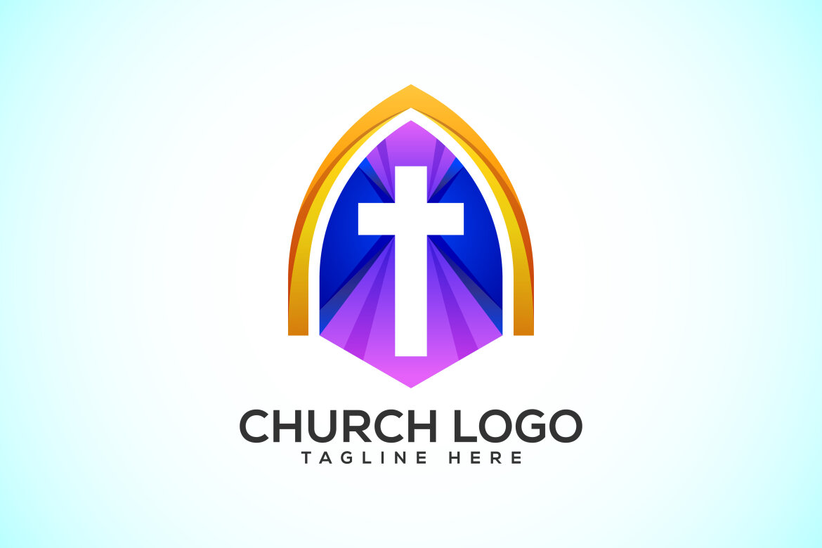 Church colorful & modern logo | Deeezy