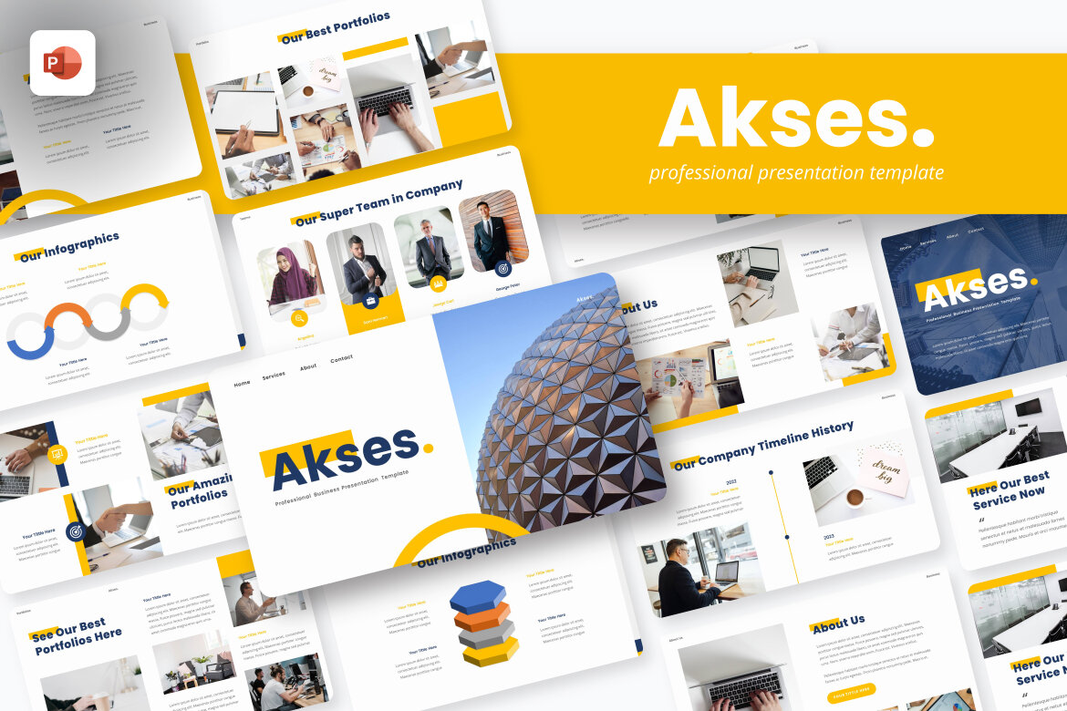 Akses Business PowerPoint Presentation Template | Deeezy