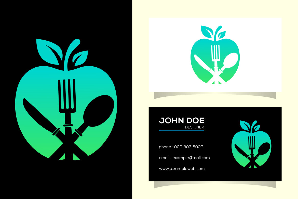 Apple fresh food logo | Deeezy