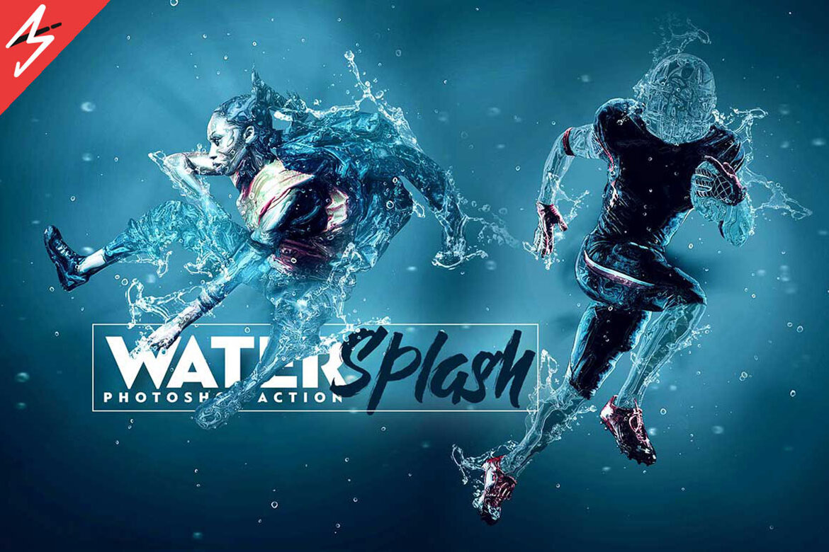 Water Splash Photoshop Action | Deeezy