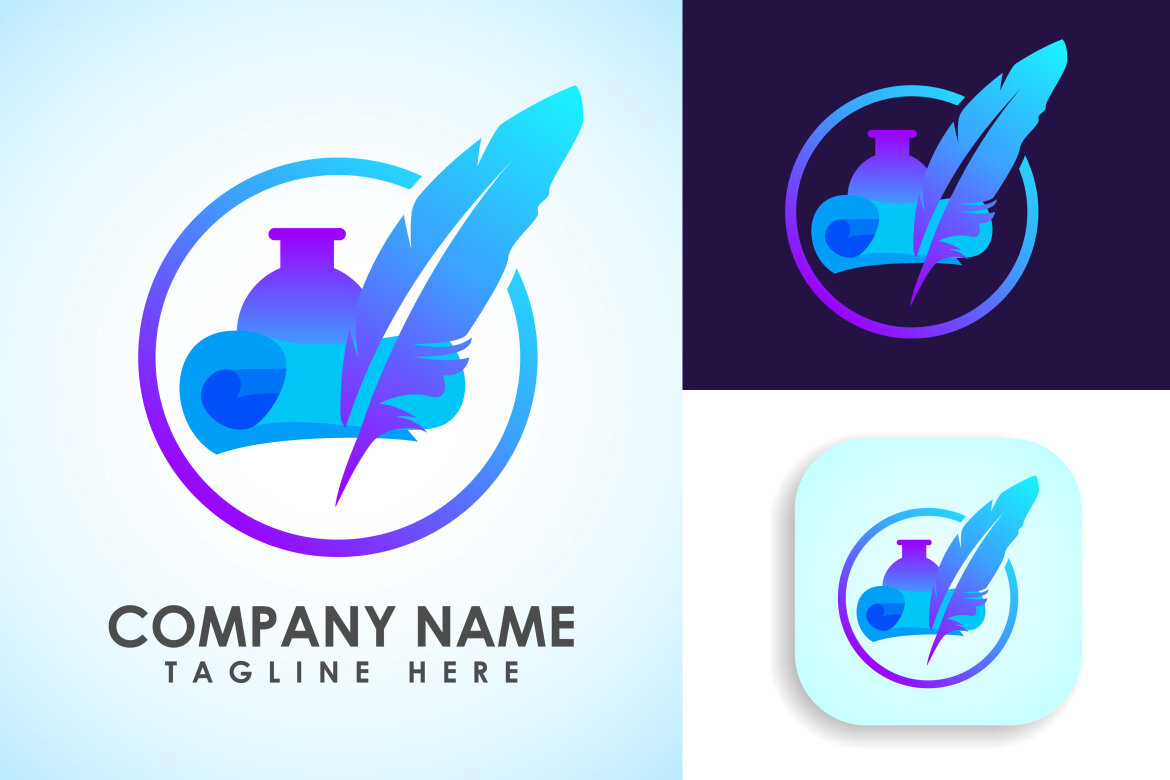 Feather logo design | Deeezy