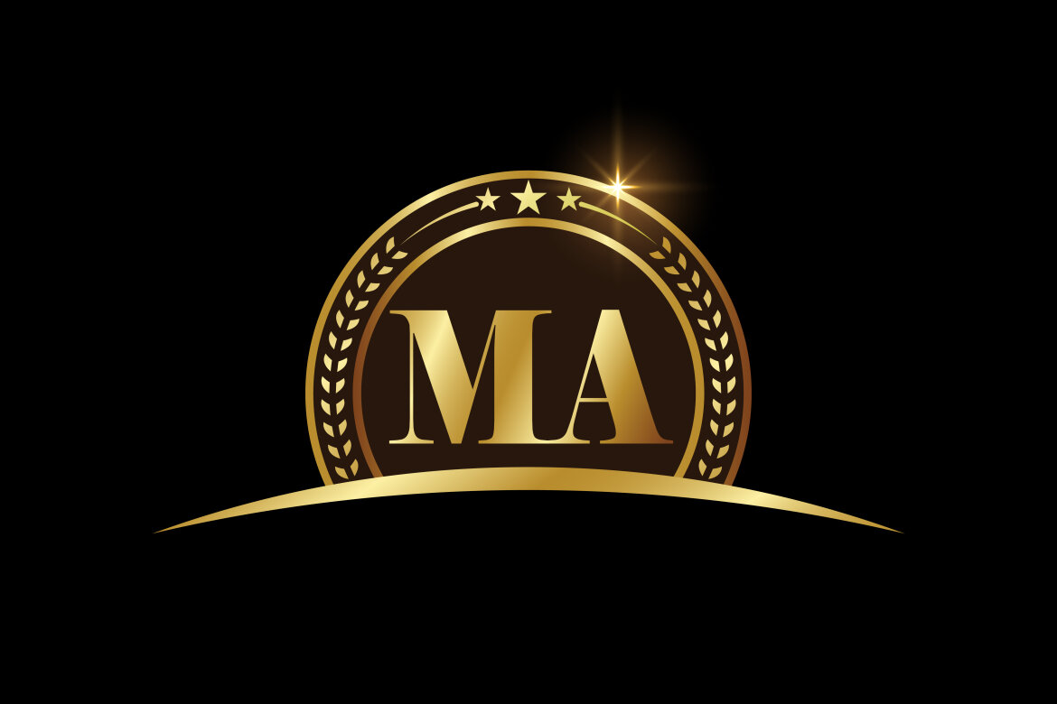 Letter M A Logo Design | Deeezy