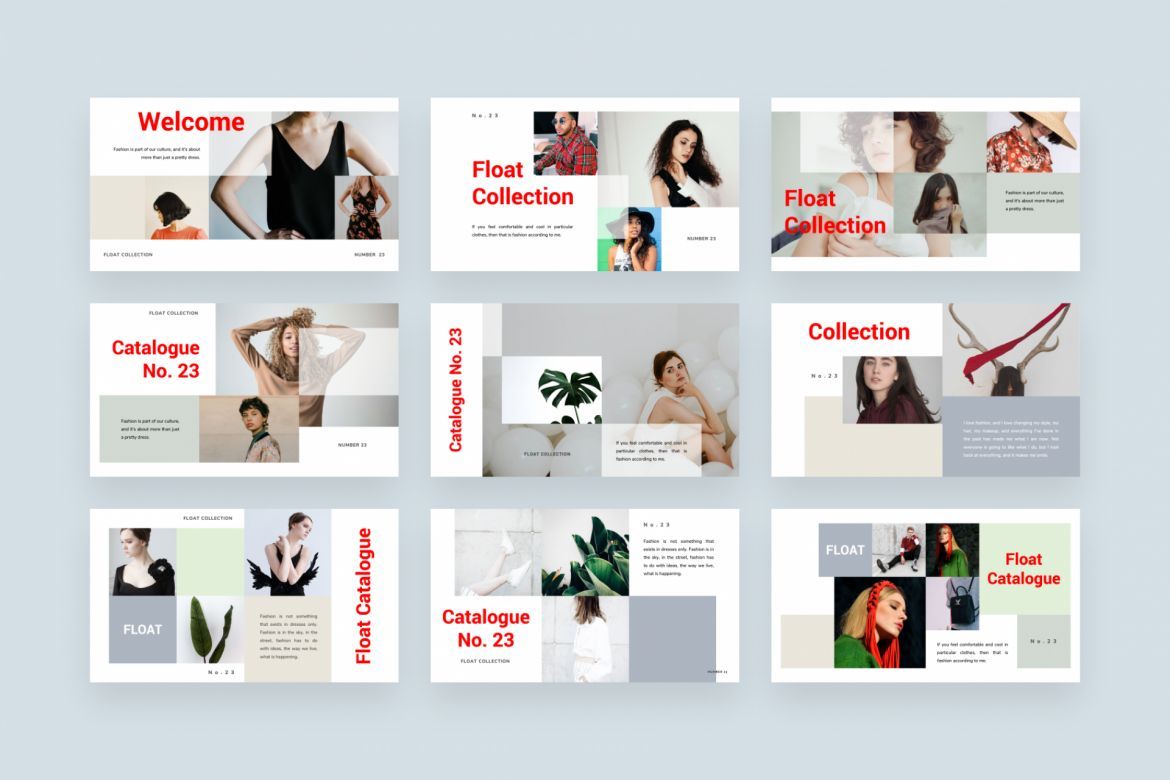 FLOAT Powerpoint Template | Deeezy