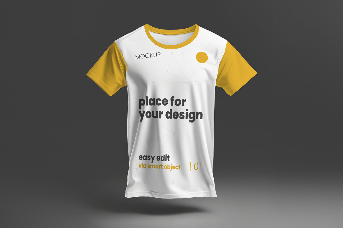 Shirt Floating Design Mockups | Deeezy