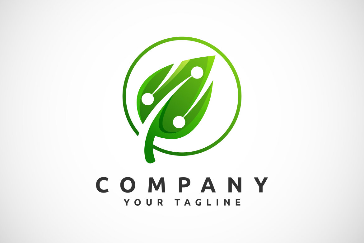 Green tech logo designs template | Deeezy