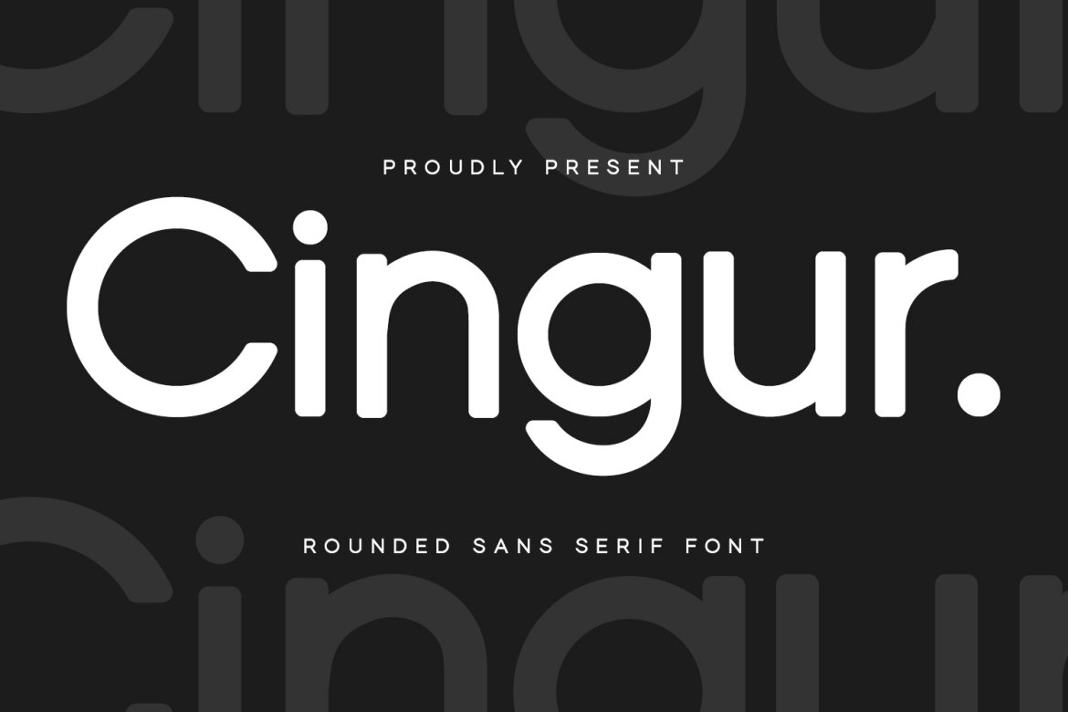Cingur Rounded Sans Serif Font Deeezy