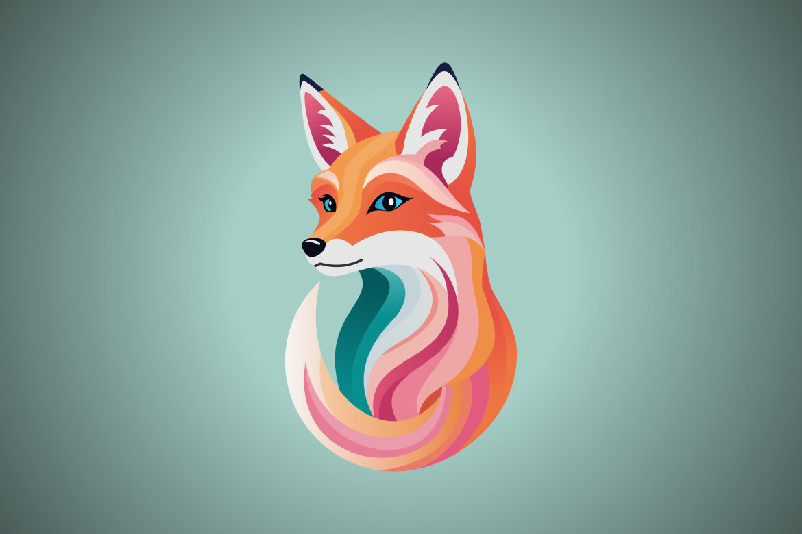 Modern Fox Logo Design Template Vector Illustration Forest Animal Deeezy