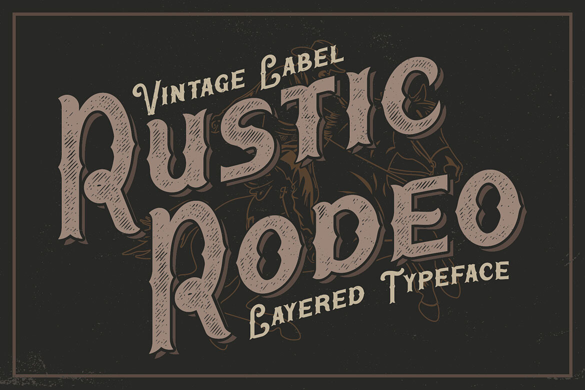 Rustic Rodeo Display Font | Deeezy