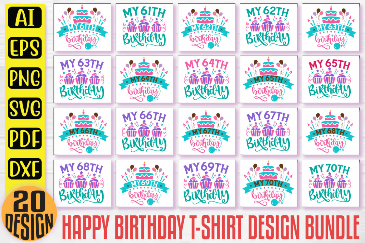 Birthday svg bundle, birthday svg, birthday girl svg, birthday shirt ...