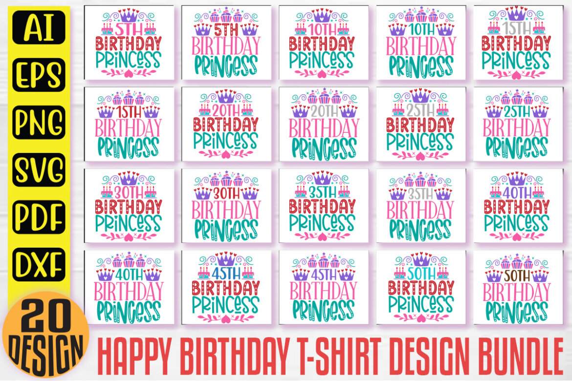 Birthday svg bundle, birthday svg, birthday girl svg, birthday shirt ...