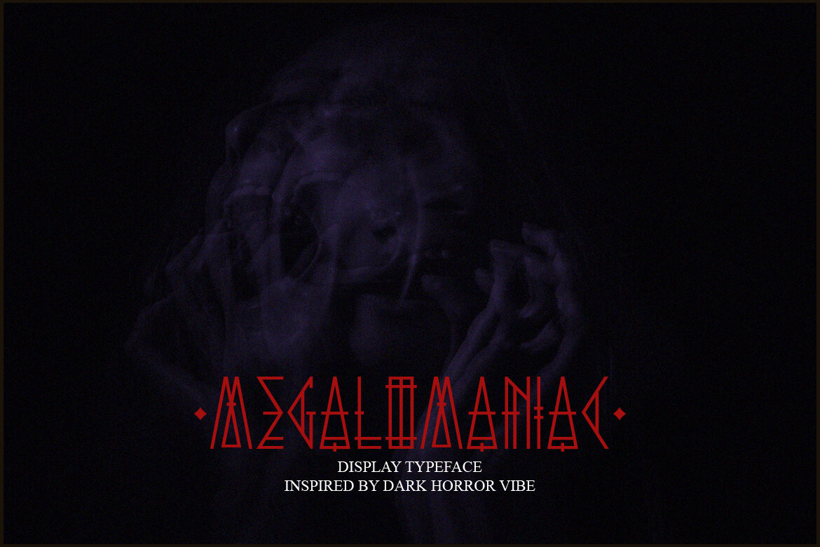 Megalomaniac Horror Font | Deeezy