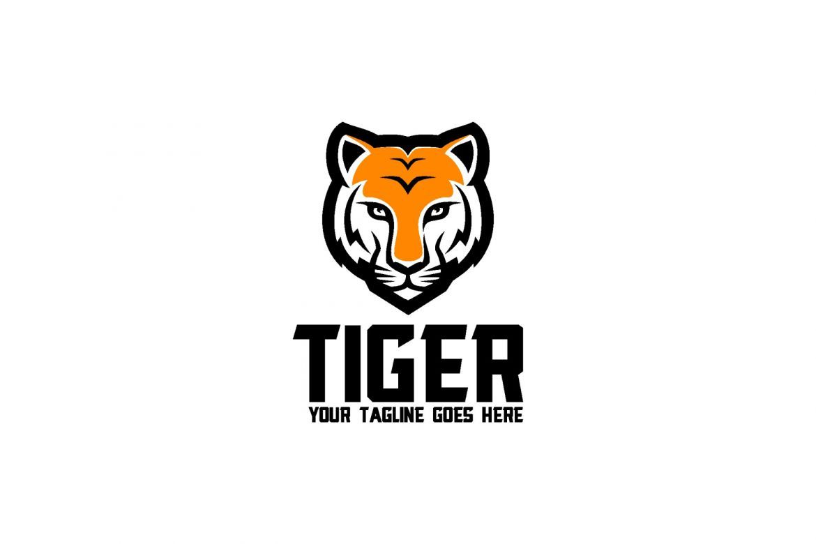 Modern Tiger Team Sports Logo Design Stock Vector - Illustration of  football, game: 192773785