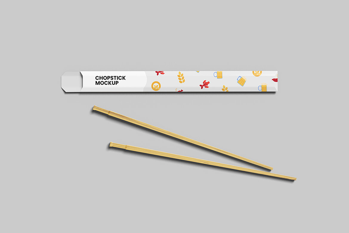 Clean Chopstick Mockup | Deeezy