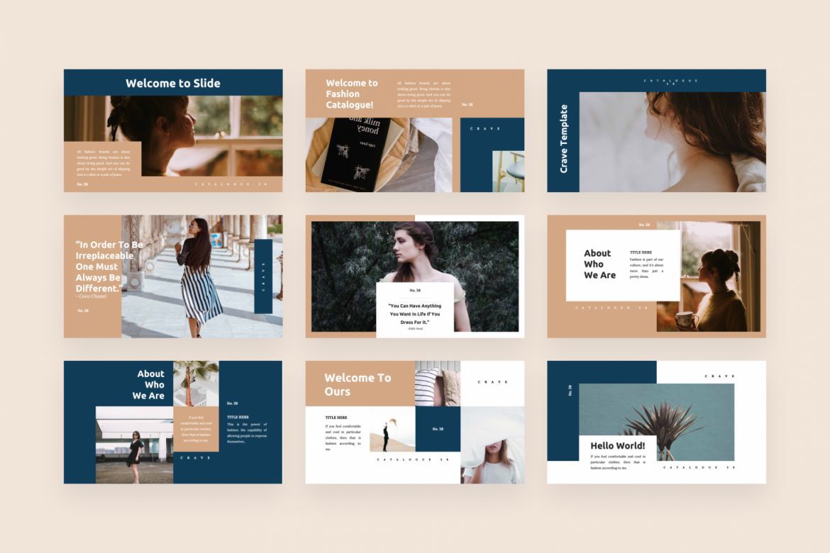 CRAVE Powerpoint Template | Deeezy