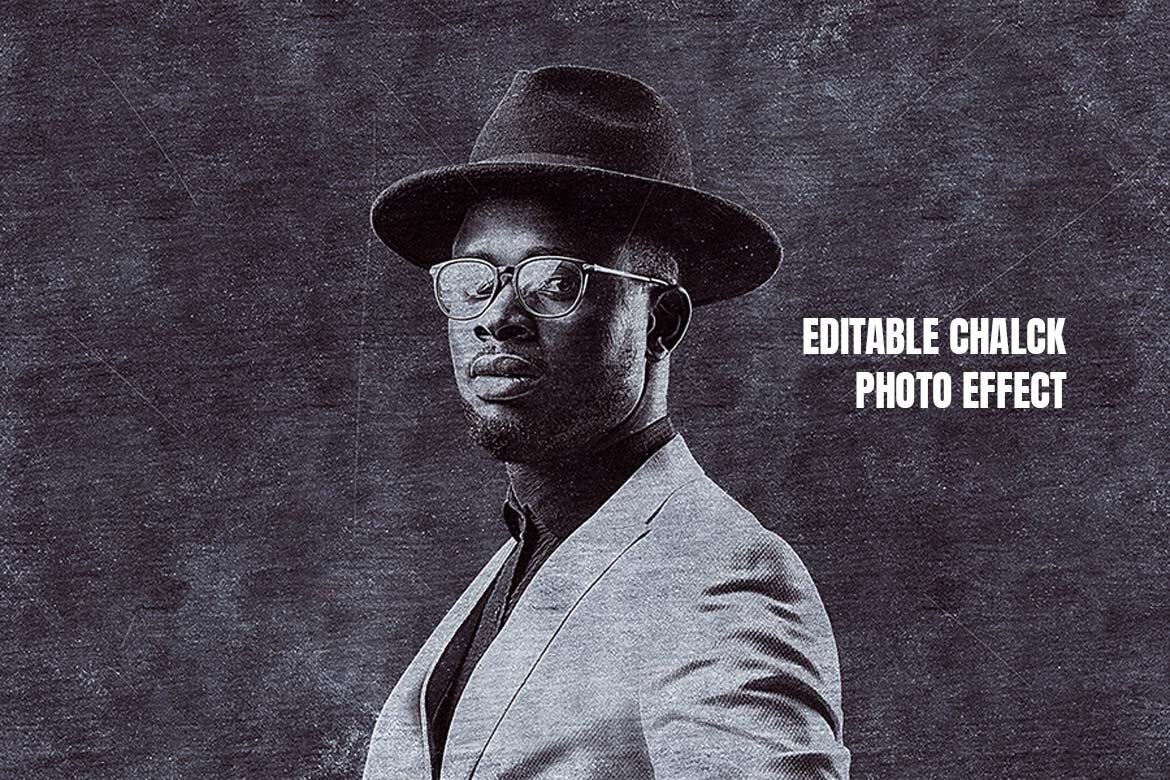 Editable Chalck Photo Effect | Deeezy