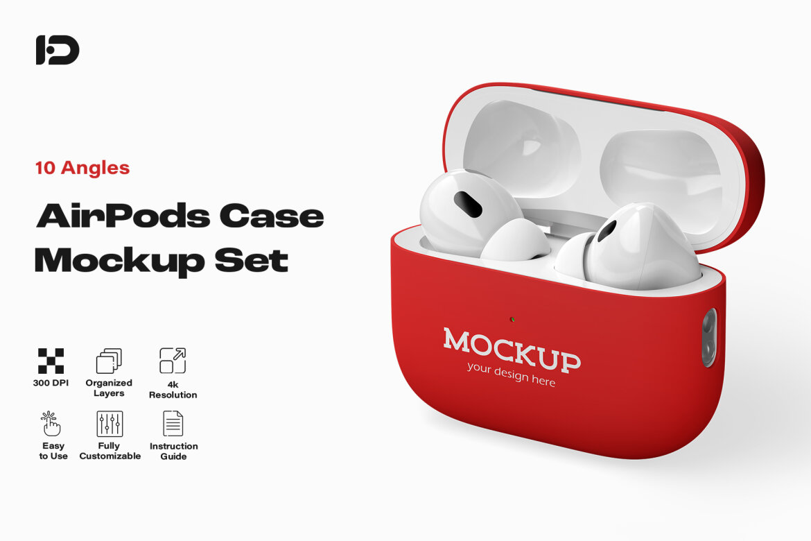 AirPods Pro Case Mockup Set | Deeezy