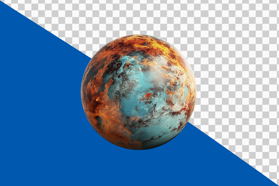 Planet on transparent background PNG image | Deeezy