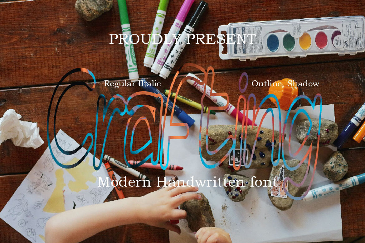 Crafting font | Deeezy