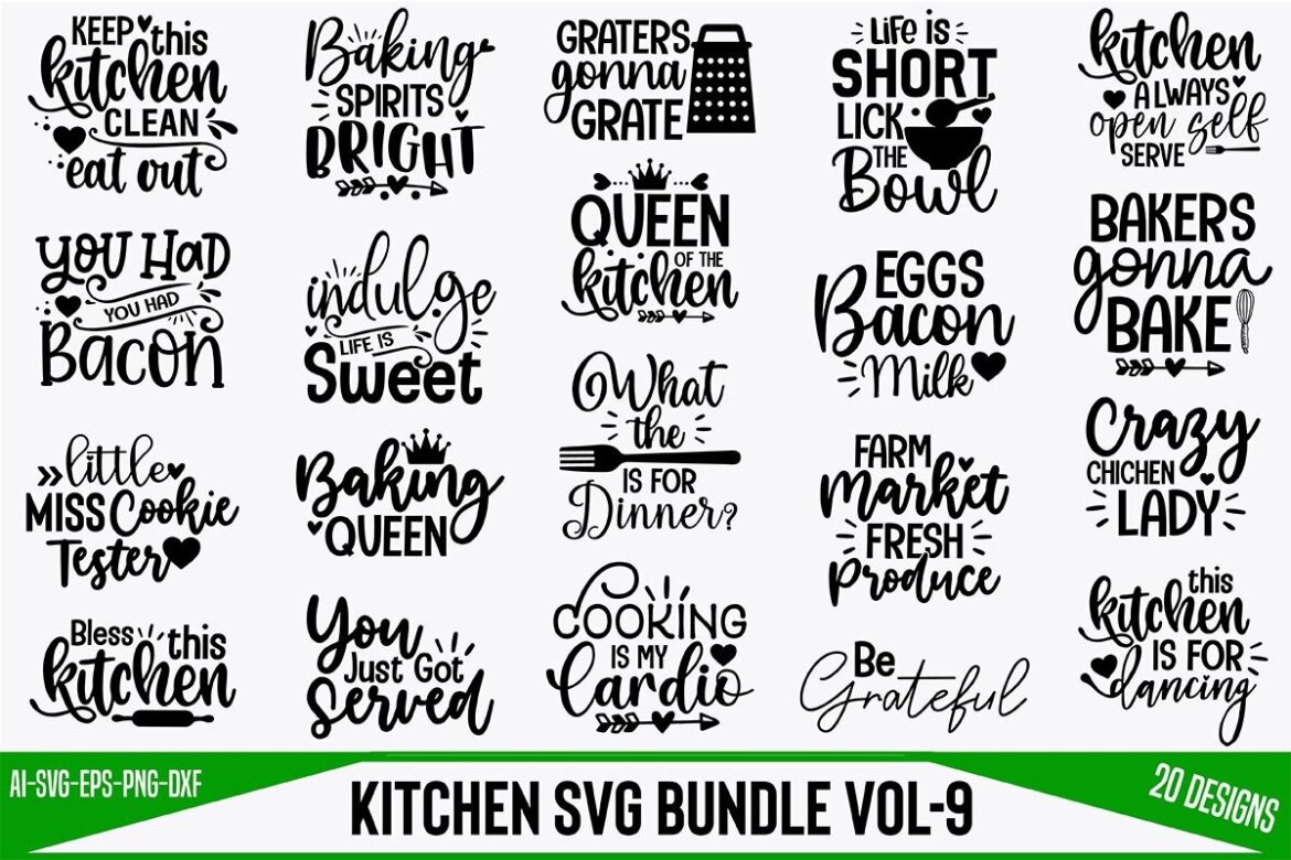 Kitchen SVG Bundle | Deeezy