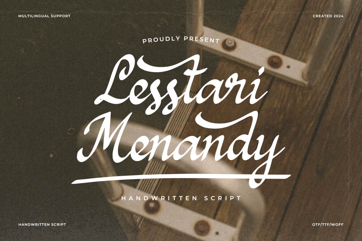 Lesstari Menandy | Handwritten Script | Deeezy