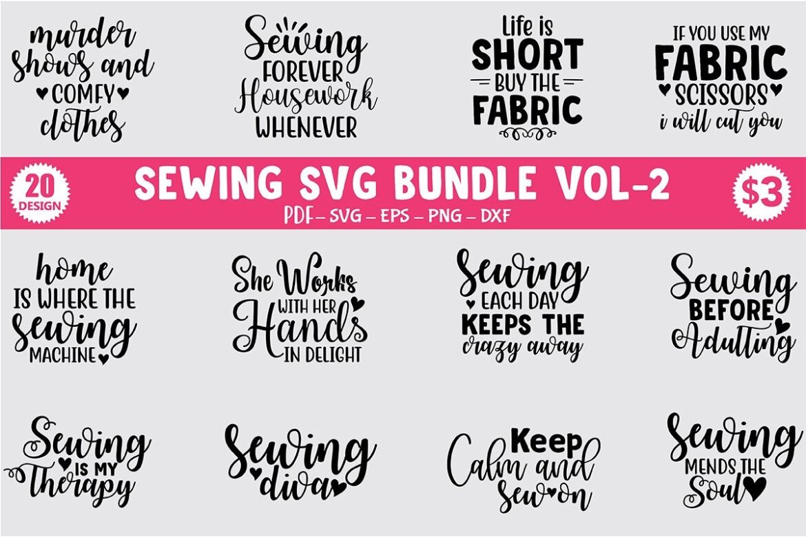 Sewing SVG Bundle | Deeezy
