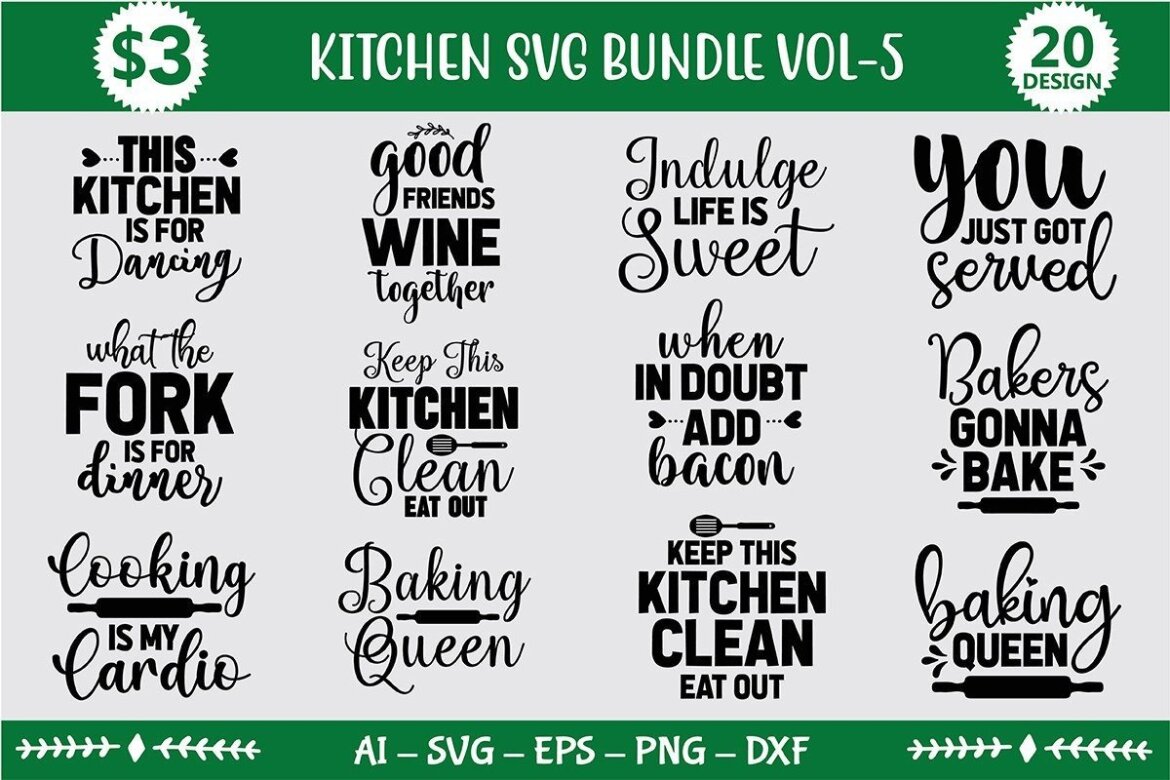 Kitchen SVG Bundle | Deeezy