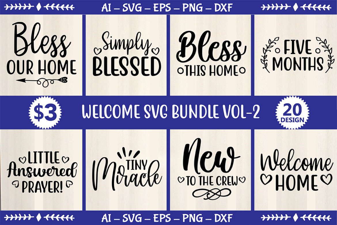 Welcome SVG Bundle | Deeezy