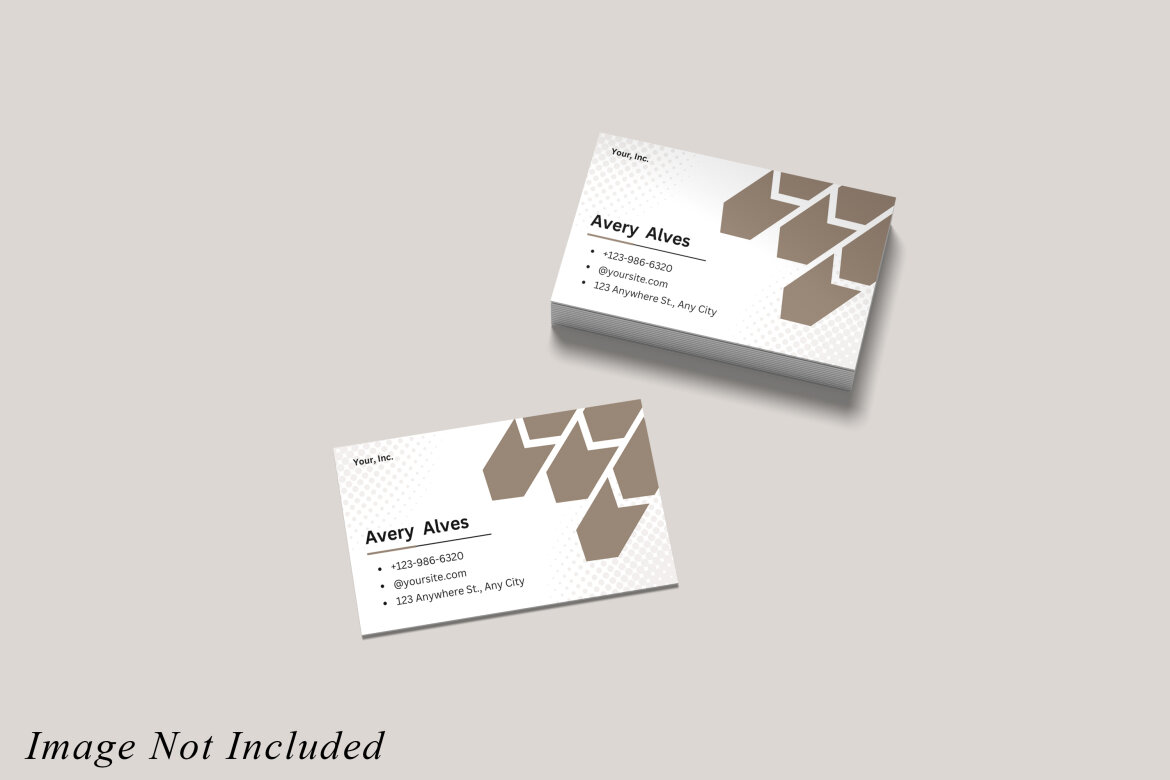 Elegant Business Card Mockup Deeezy