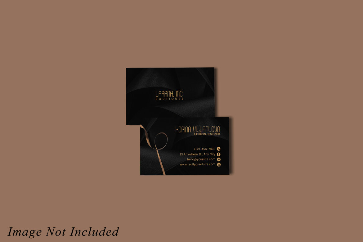 Elegant Business Card Mockup Deeezy