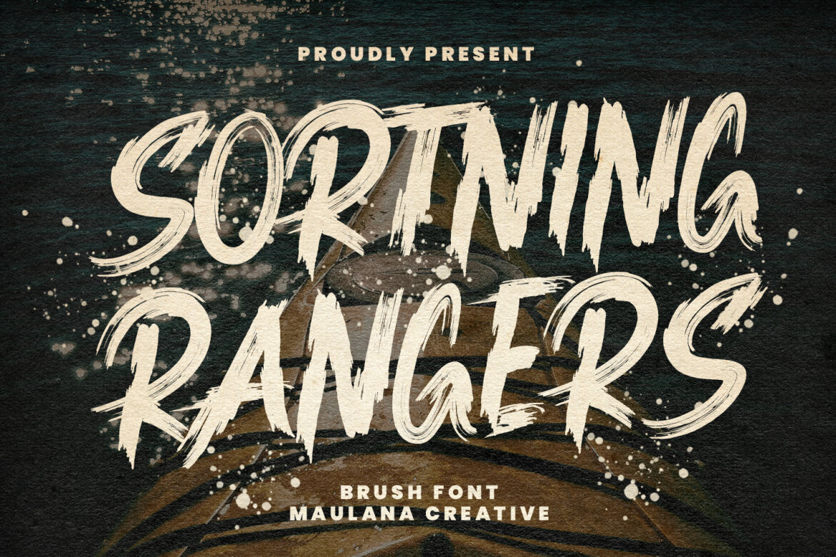Sortning Rangers Brush Font | Deeezy